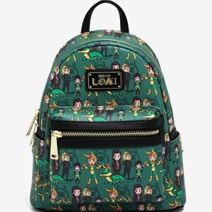 NWT Loungefly Marvel Loki Variants Mini Backpack